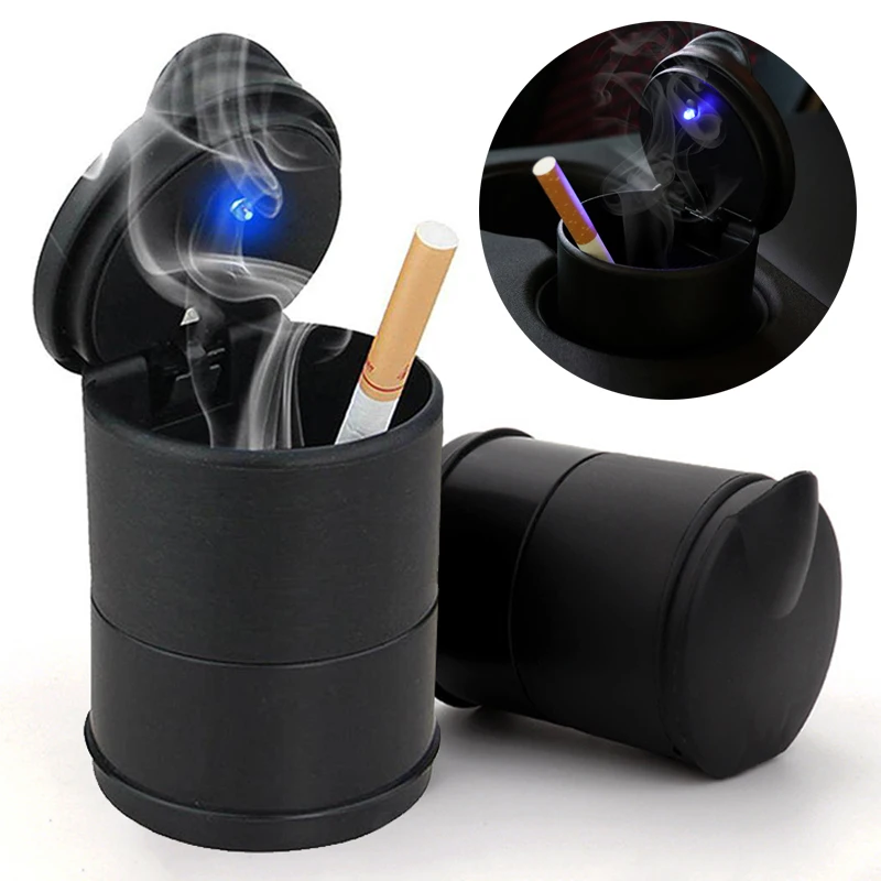 Portable Car LED Ashtray Unive - Vape Decoration review and price